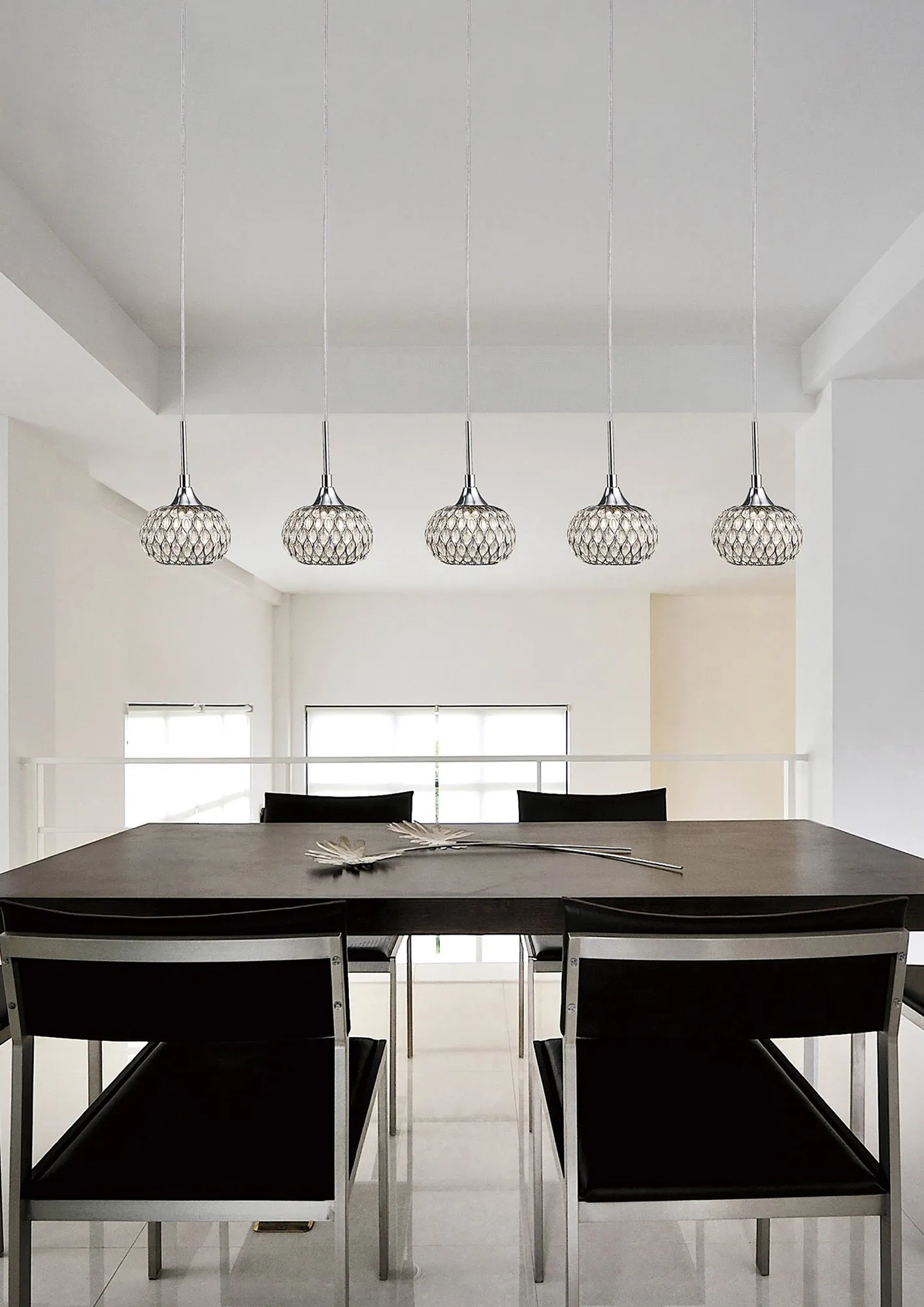 Chelsie Polished Chrome Ceiling Lights Diyas Linear Fittings Chelsie Polished Chrome Ceiling Lights Diyas Linear Fittings